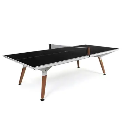 TABLE PING-PONG ORIGIN - structure blanche, plateau avec lignes