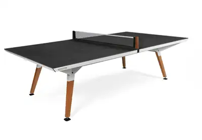 CORNILLEAU : TABLE PING-PONG ORIGIN - structure blanche, plateau décor stone, ref 119604
