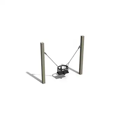 ELVERDAL : BALANÇOIRE SIMPLE 1,25m - chêne, ref ORG1356CY