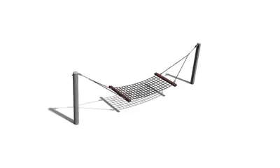 ELVERDAL : BALANÇOIRE HAMAC SIMPLE 1,60m - acier, ref ORG1401DY