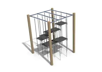 ELVERDAL : STRUCTURE TAPIS CAOUTCHOUC SUSPENDUS, ref ORG7016AY