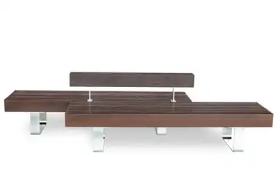 BANC DOUBLE NIPPON EBE DUO - bois tropical