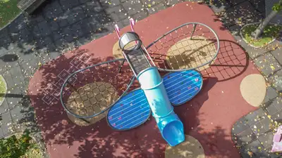 HOLZHOF : STRUCTURE DE JEU À GRIMPER PAPILLON, ref XFY20