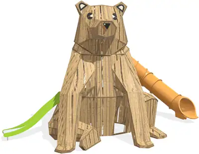 STRUCTURE DE JEU À GRIMPER OURS assis