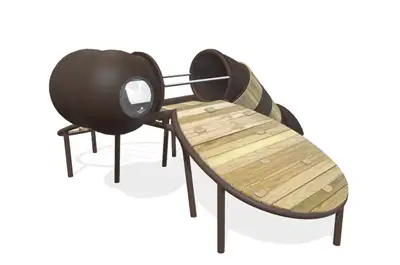 STRUCTURE DE JEU À GRIMPER ABEILLE