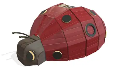 STRUCTURE DE JEU À GRIMPER COCCINELLE