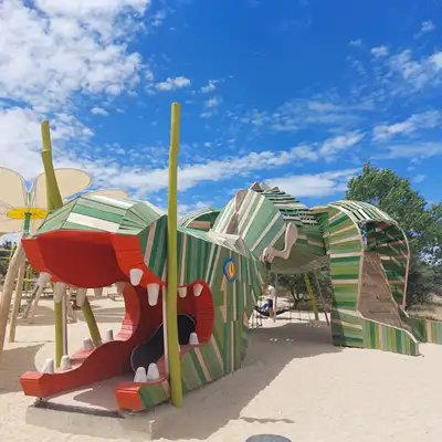 HOLZHOF : STRUCTURE DE JEU À GRIMPER T-REX, ref XFY800