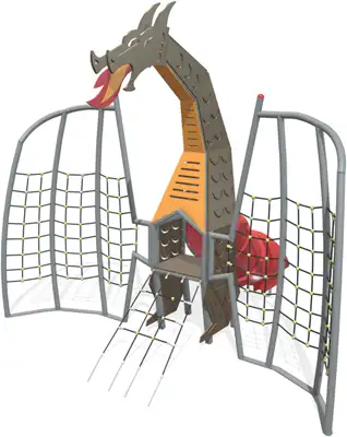 STRUCTURE DE JEU À GRIMPER DRAGON