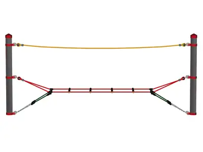 HUCK OCCITANIA : ECHELLE DE PERROQUET pour poteaux robinier - PARCOURS HAIGER, ref 4591-2-R