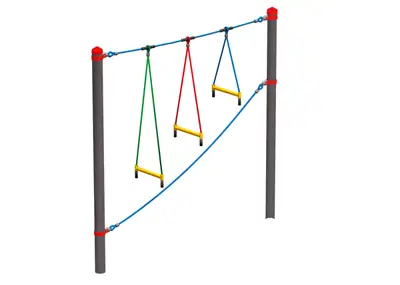 HUCK OCCITANIA : ÉTRIERS SUSPENDUS pour poteaux robinier - PARCOURS VARIO, ref 4591-30-13-R