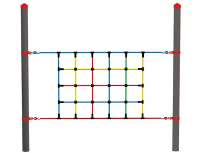 HUCK OCCITANIA : PARCOURS VARIO - FILET À GRIMPER - pour poteaux acier, ref 4591-30-2