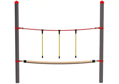 HUCK OCCITANIA : FILET A GRIMPER pour poteaux robinier - PARCOURS HAIGER, ref 4591-3-R