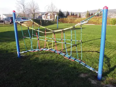 HUCK OCCITANIA : PONT EN ARC pour poteaux robinier - FUN PARCOURS, ref 4960-5-R