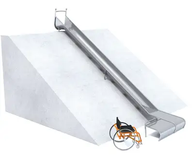 INTER-PLAY : TOBOGGAN DE BUTTE INCLUSIF GLITI H2750, ref 01-MO-364