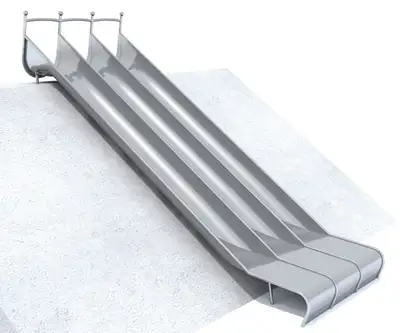 INTER-PLAY : TOBOGGAN DE BUTTE TRIPLE - RACE H2050, ref 01-MO-375