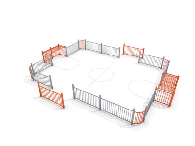 INTER-PLAY : ENCEINTE SPORTIVE FOOTBALL 4, ref BO-SR-004
