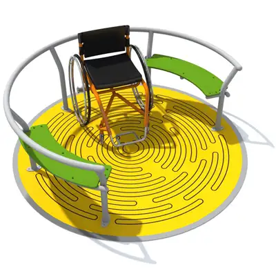 CARROUSEL AUTAN 1 - plateau HPL - adapté PMR