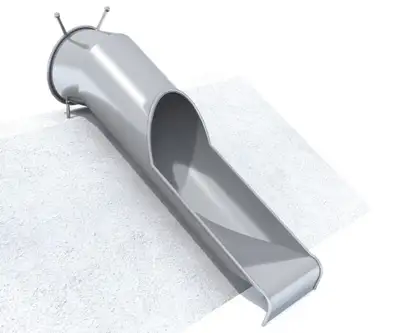 INTER-PLAY : TOBOGGAN DE BUTTE TUBO H1350, ref IS-MO-505