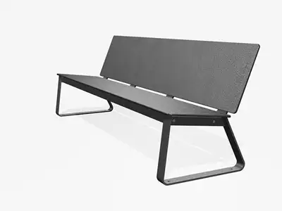 BANC LOUNGE BIBI 200cm - sans accoudoirs