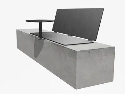 MIRAMONDO : SIÈGE BIBI 130cm - avec tablette, ref 1128.33