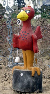 SPIELART : SCULPTURE OISEAU MAGIQUE, ref N45