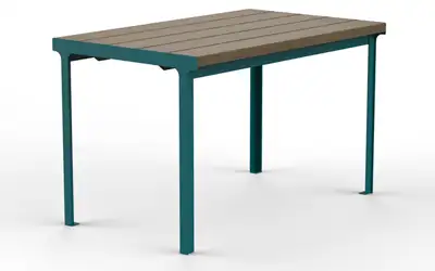 OBJETS PUBLICS : TABLE CITÉ BOIS - taille M, ref TA_CIT_BOIS_P_M_K