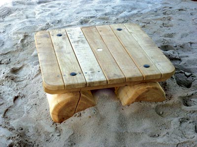 SPIELART : PETITE TABLE DE JEUX DE SABLE, ref R46