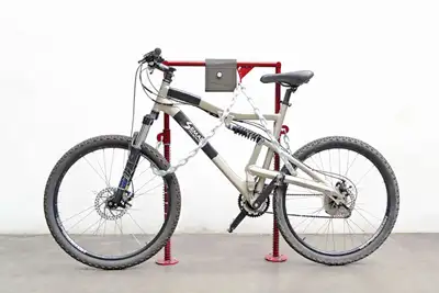 SEMAB PROJECTS : SUPPORT VÉLO HORIZONTAL POL - fermeture par carte programmable, ref S106_T