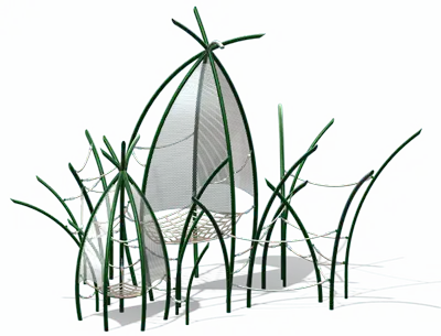 GRASART - STRUCTURE DE JEUX FILET SCARABÉE