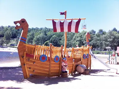 SPIELART : STRUCTURE DE JEUX DRAKKAR, ref L55