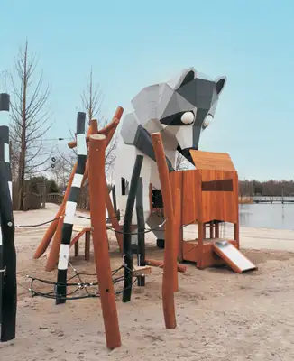 SPIELART : STRUCTURE DE JEUX RATON-LAVEUR, ref N187
