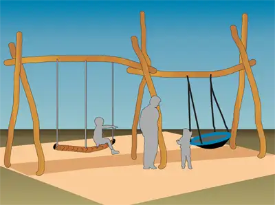 SPIELART : BALANÇOIRE COMBINÉE, ref Q40