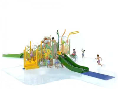 VORTEX : PLAYNUK - STRUCTURE n°4A - Splashpad, ref EPN-04SPA