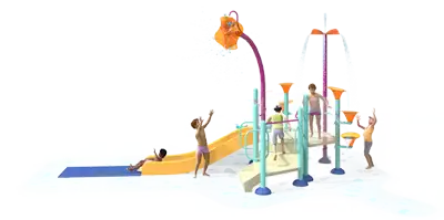 STRUCTURE ELEVATION pour plus petits avec jeu cascade