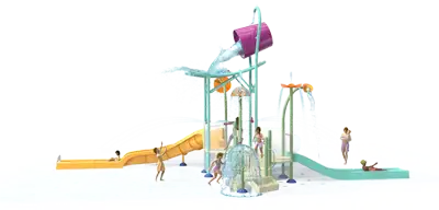 STRUCTURE ELEVATION - jeux et toboggans aquatiques