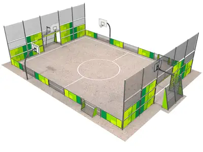CITY STADE / TERRAIN MULTISPORTS - 2076x1456cm
