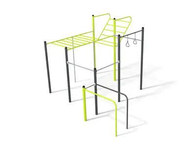 BUGLO PLAY : STREET WORKOUT - STATION COMBINÉE, ref BU-7615