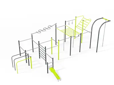 BUGLO PLAY : STREET WORKOUT - STATION COMBINÉE, ref BU-7623
