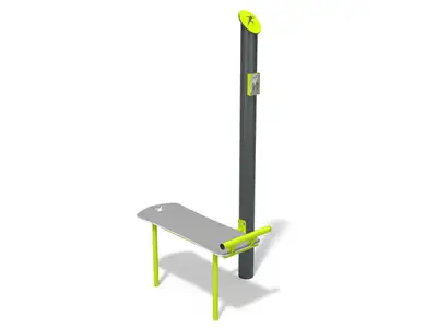 BUGLO PLAY : AGRÈS FITNESS PLANCHE ABDOMINAUX, ref BU-7807