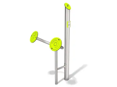 AGRÈS FITNESS DOUBLE DISQUE