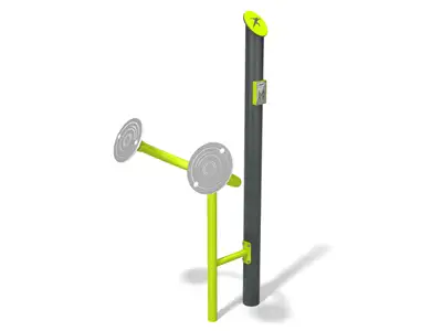 AGRÈS FITNESS DOUBLE DISQUE