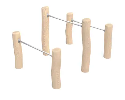 BUGLO PLAY : STREET WORKOUT ROBINIA - BARRES FIXES, ref BU-8213