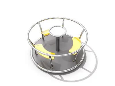 INTER-PLAY : CARROUSEL TURNADO - acier inoxydable, ref K101