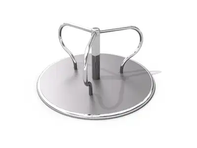 INTER-PLAY : CARROUSEL PLATFORMO - acier inoxydable, ref K102
