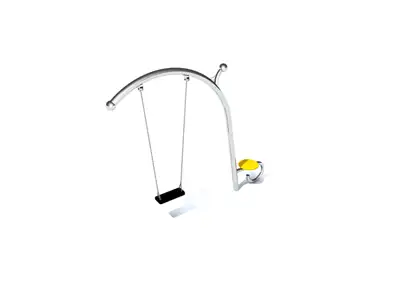 INTER-PLAY : BALANÇOIRE VERGO - siège plat - acier inoxydable, ref K301-S