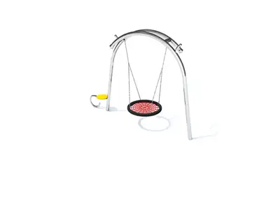 INTER-PLAY : BALANÇOIRE NID BIRDO - acier inoxydable, ref K302