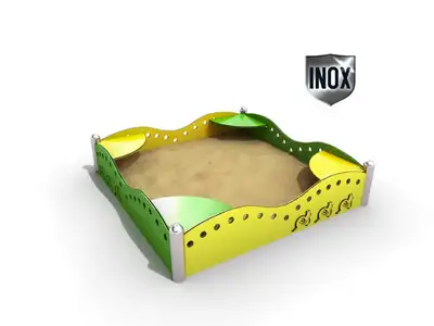 BAC À SABLE SABLO 3 - acier inoxydable
