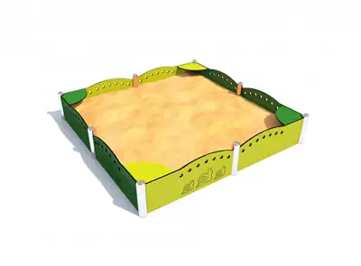 INTER-PLAY : BAC À SABLE SABLO 4 - acier inoxydable, ref K954