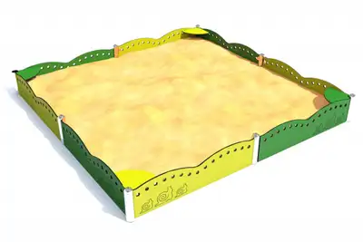 INTER-PLAY : BAC À SABLE SABLO 5 - acier inoxydable, ref K955