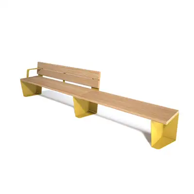 BANC HEGOA COMBINÉ BANQUETTE - 1 accoudoir